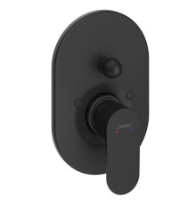 Комплект смесителя для ванны hansgrohe Rebris E скрытого монтажа матовый черный 72449670/31741180