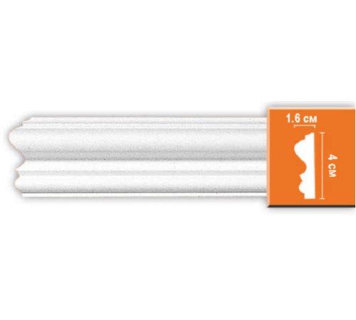 Молдинг гладкий DECOMASTER 97803 полиуретановый 40х16х2400 мм 97803