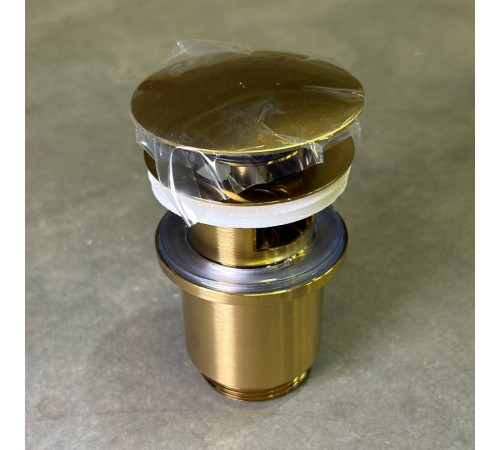 Донный клапан Arrowhead 1 1/4 80 мм с переливом золото 740007