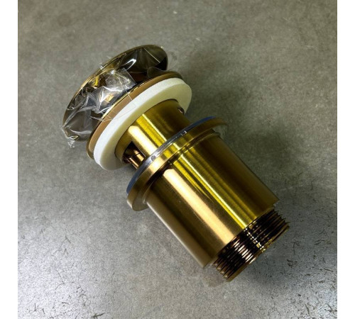 Донный клапан Arrowhead 1 1/4 80 мм с переливом золото 740007