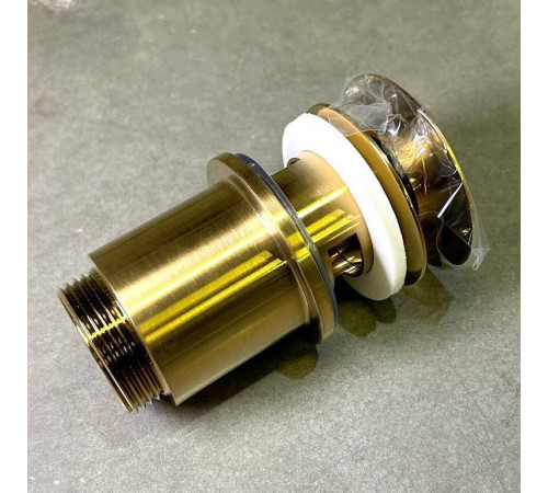 Донный клапан Arrowhead 1 1/4 80 мм с переливом золото 740007