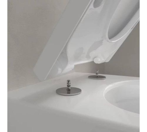 Унитаз подвесной Villeroy & Boch Subway 3.0 безободковый TwistFlush с сиденьем SoftClosing 4670TS01