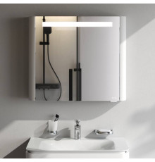 Зеркальный шкаф с подсветкой AM.PM Inspire V2.0 80 см правый белый глянец M30MCR0801WG