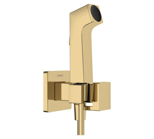 Гигиенический душ Hansgrohe 1jet E EcoSmart+ со смесителем и шлангом 125 см полированное золото 29233990