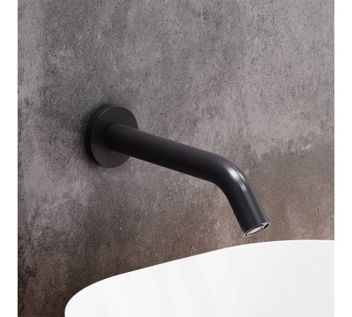 Смеситель для раковины Damixa Scandinavian Pure сенсорный встраиваемый матовый черный 360270300