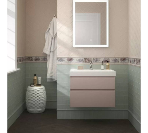 Раковина подвесная Kerama Marazzi Cubo 70.5х48.5 см белый глянцевый CU.wb.70
