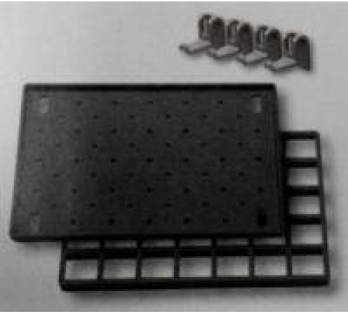 Набор решеток и крючков для мойки SANIT антрацит 60.006.00.0099