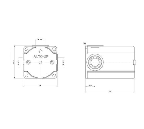 Встраиваемая часть однорычажного смесителя Gessi 33745#031