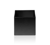 Коробка Decor Walther Brownie BOD1 13х13х12.5 см настольная черная кожа 0930860
