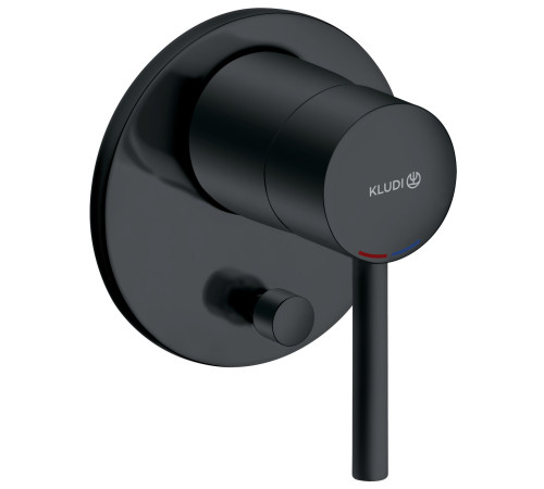 Смеситель для душа Kludi Bozz на 2 потребителя внешняя часть черный матовый 387163976