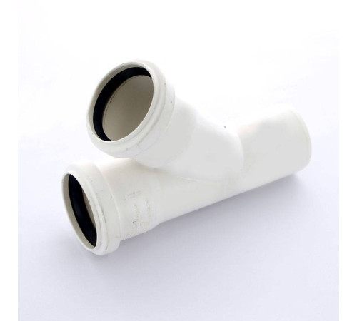 Тройник канализационный REHAU RAUPIANO PLUS 50/50/45° 121234