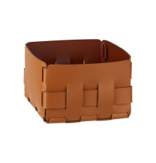 Корзинка ADJ Mini Bottega 19x19x13 см коньяк/бордо 1019.09/30