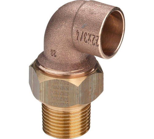 Разъемное соединение угловое Viega 94344G пайка-Н с плоской прокладкой 35х1 1/4 120061