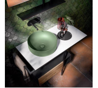 Раковина-чаша Kerasan Nolita 40х15 см без отверстия Verde muschio 534411