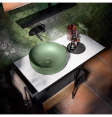 Раковина-чаша Kerasan Nolita 40х15 см без отверстия Verde muschio 534411