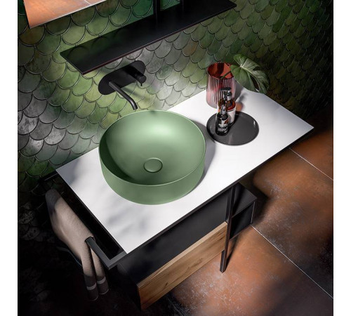 Раковина-чаша Kerasan Nolita 40х15 см без отверстия Verde muschio 534411