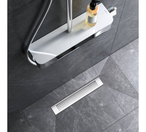 Трап для душа линейный AM.PM PrimeFlow универсальный затвор Cut Gradient 40 см W02SC-P11-040-01SB