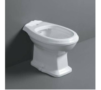 Биде напольное SIMAS Arcade 36х57 см 1 отверстие под смеситель белый AR823bi*1