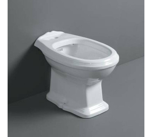 Биде напольное SIMAS Arcade 36х57 см 1 отверстие под смеситель белый AR823bi*1