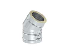 Колено дымохода 30° Jeremias DW-FU 180 мм DW17180