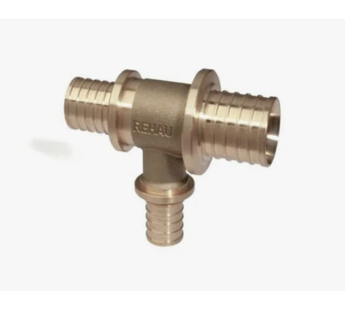 Тройник переходной REHAU RAUTITAN RX 32-25-32 бронза 14570753001