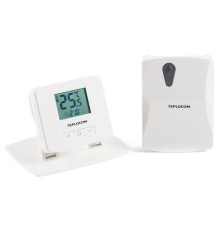 Термостат комнатный беспроводной Бастион TEPLOCOM TS-2AA/3A-RF 914