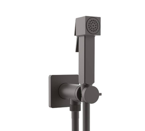 Гигиенический душ Bossini Cube Brass прогрессивный смеситель черный матовый E38003B.073