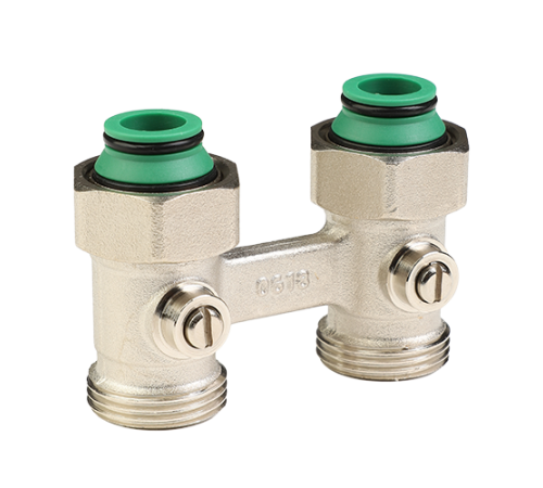 Узел нижнего подключения Hogart Premium прямой H-образный 3/4 x 3/4 шаровой TR4150505