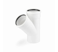 Тройник канализационный REHAU RAUPIANO Plus 87° 50/50 мм 11212541001