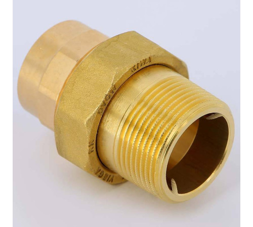 Разъемное соединение Viega 94341G пайка — наружная резьба с коническим уплотнением 35х1 1/4 108427