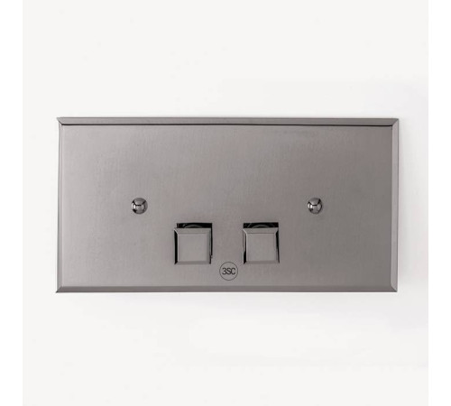 Клавиша смыва 3SC SQUARE PLAQUE для Geberit UP320/720 33х17 см хром SQL00SL