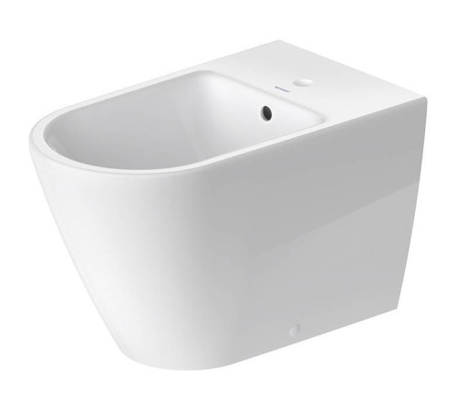 Биде напольное Duravit D-Neo 37x65х40 см с переливом белый 2294100000