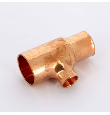 Тройник медный под пайку Viega 28х15х22 мм 106737