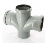Тройник канализационный Ostendorf HT 110х90 мм 45° 115230