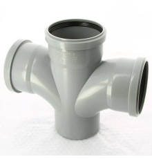 Тройник канализационный Ostendorf HT 110х90 мм 45° 115230