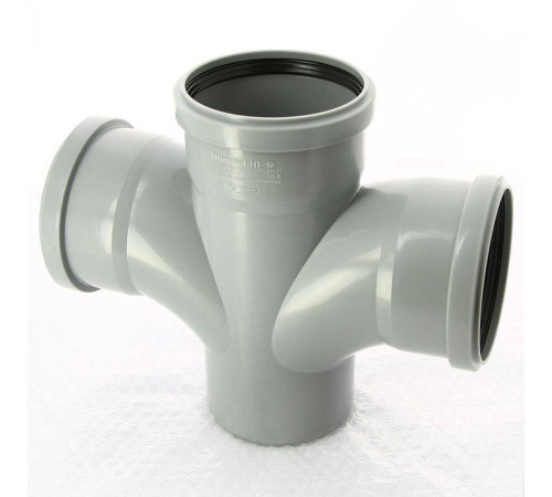 Тройник канализационный Ostendorf HT 110х90 мм 45° 115230