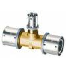 Тройник пресс редукционный FAR латунный 20х2.5 - 16х2.0 - 16х2.0 мм 4911 2004