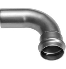 Пресс-угольник 90° Kromwell из нержавеющей стали раструб-труба 42х42 мм KW.SP950004242