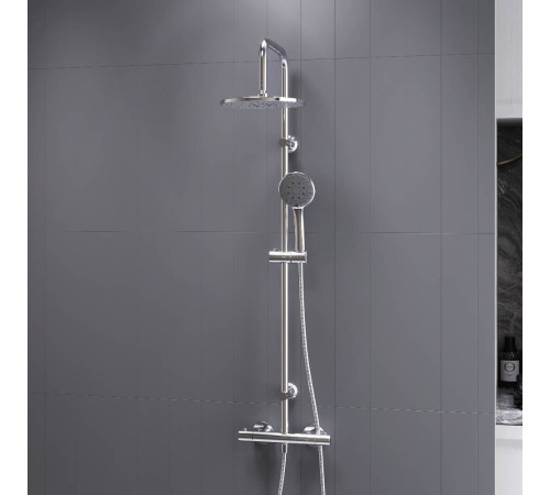 Душевая система DORFF Futura с термостатом и тропическим душем D0710400