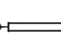 Полотенцедержатель двойной Duravit Starck T черный матовый 0099414600 (Уценка)