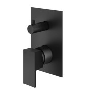 Смеситель для душа встраиваемый Plumberia Selection TAG на 2-3 выхода черный матовый TG1901NO