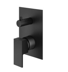 Смеситель для душа встраиваемый Plumberia Selection TAG на 2-3 выхода черный матовый TG1901NO