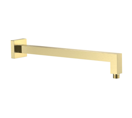 Держатель верхнего душа AQUAMET 400 мм настенный золото шлифованное AQM8704BG