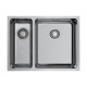 Кухонная мойка Omoikiri Tadzava 58-2-U/I-R-IN 58x44 см нержавеющая сталь 4993773