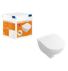 Унитаз подвесной Villeroy & Boch O.Novo 360x490 мм альпийский белый 5688HR01