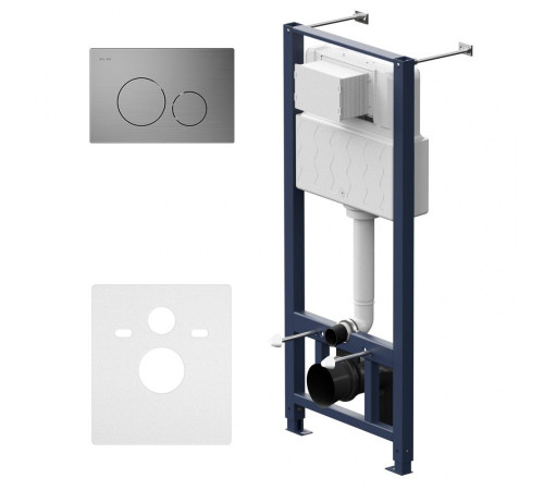 Инсталляция для подвесного унитаза AM.PM Pro L с пневматической клавишей I012704.9031