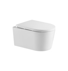 Унитаз подвесной Aquame AQM2017PRO max с сиденьем SoftClose 570х400 мм AQM2017PRO