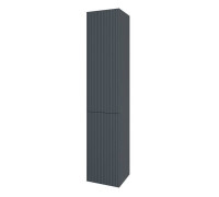 Пенал для ванной Tiffany World Shape 170x32x35 см подвесной правый серый матовый SHAP170 Grey DX RAL 7016