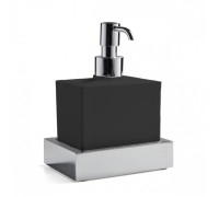 Дозатор настольный 3SC SK 3.0 композит Solid Surface черный хром SK01DASL.NO