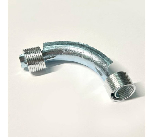 Фиксатор поворота 90° General Fittings с кольцами для труб 16 мм оцинкованная сталь 859R1600